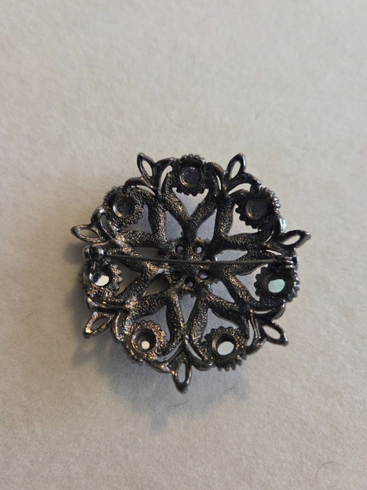 Vintage Light Pink Flower Brooch