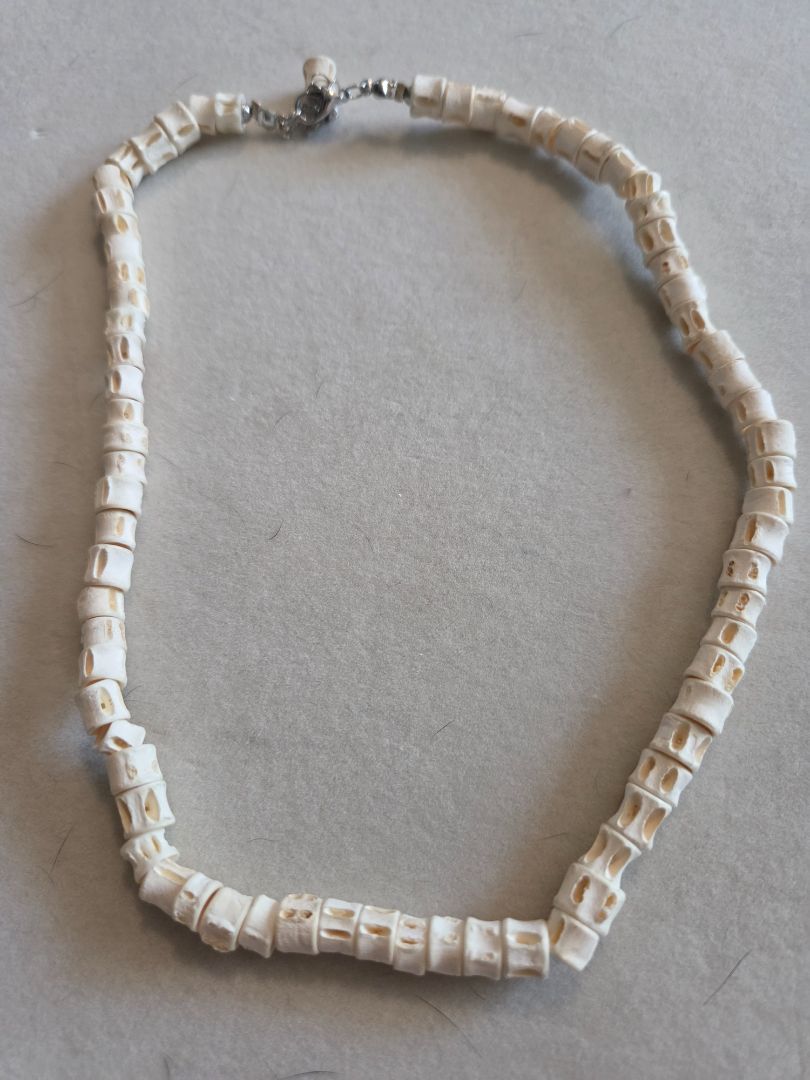 Fish Vertebrae Beads from The Gambia