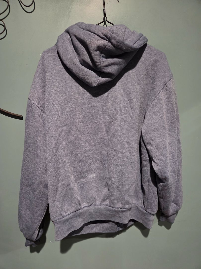 Franklin Large Insulated Heather Blue Sweatshirt Hoodie