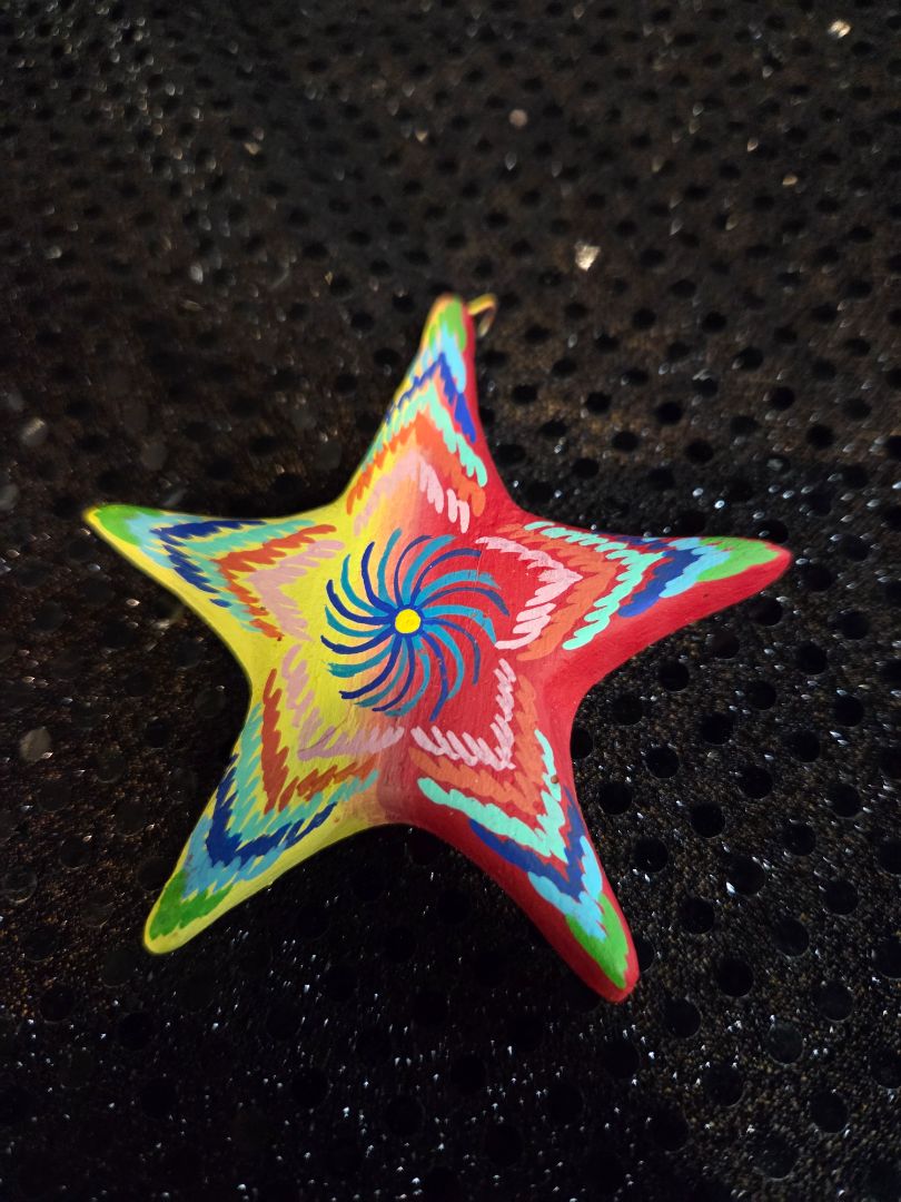 Hand Painted Ceramic Ornament