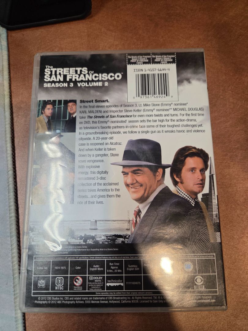 The Streets of San Francisco Season 3 Volume 2 DVD
