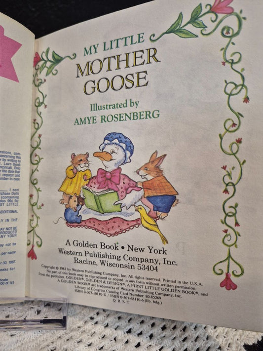 My Little Mother Goose, First Little Golden Book, 5.5" × 6"
