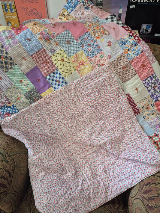 Multi Colored Handmade Quilt