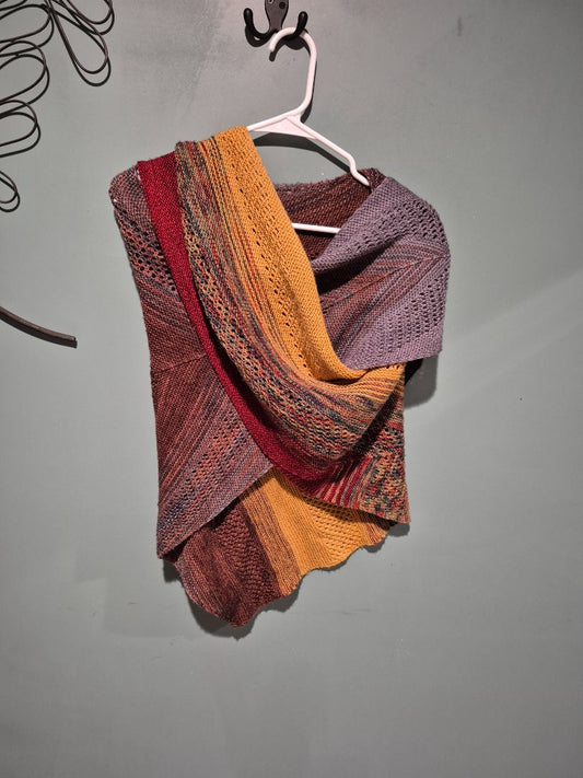 Fall Tone Shawl wrap