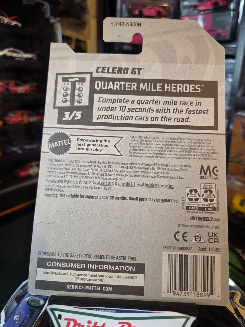 Hot Wheels CELERO GT SUPER TREASURE HUNT