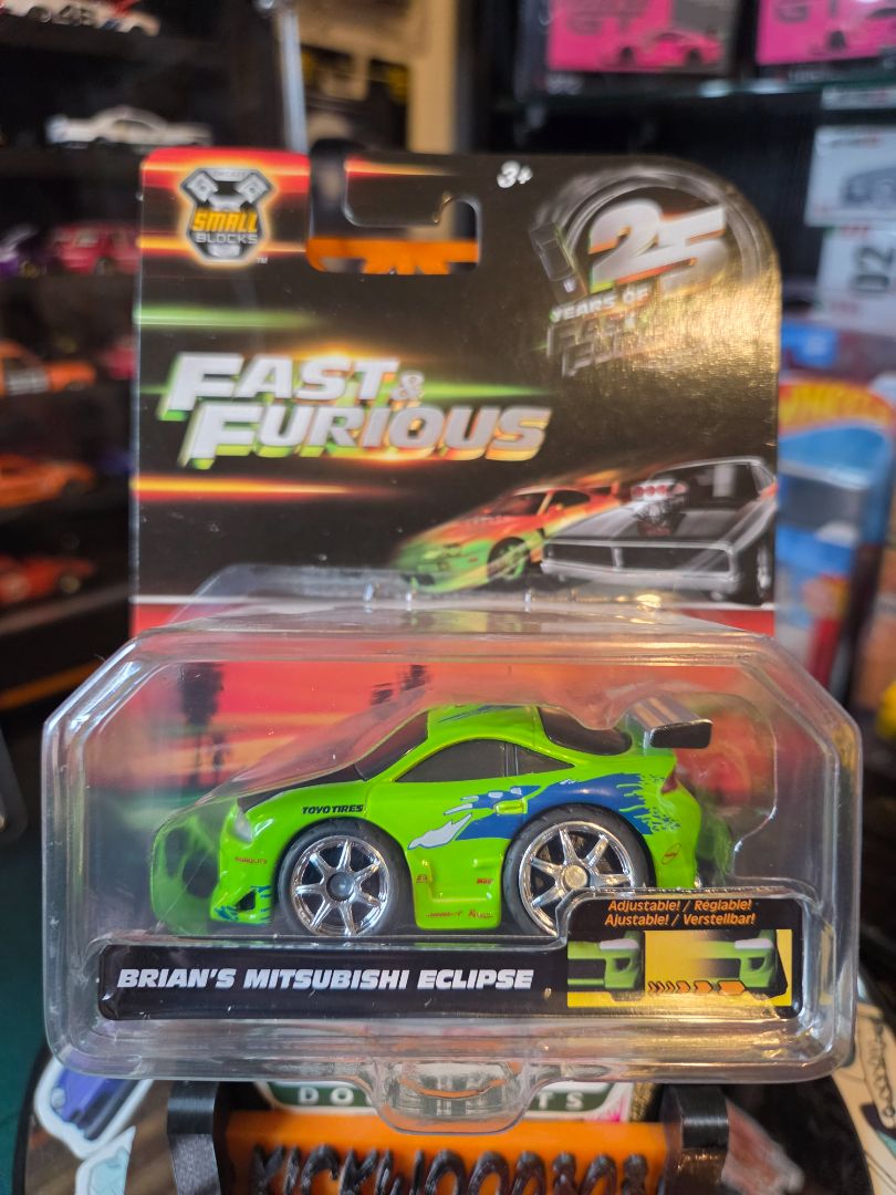Small blocks BRIAN O'Connor Eclipse Fast & Furious, 1/43 scale