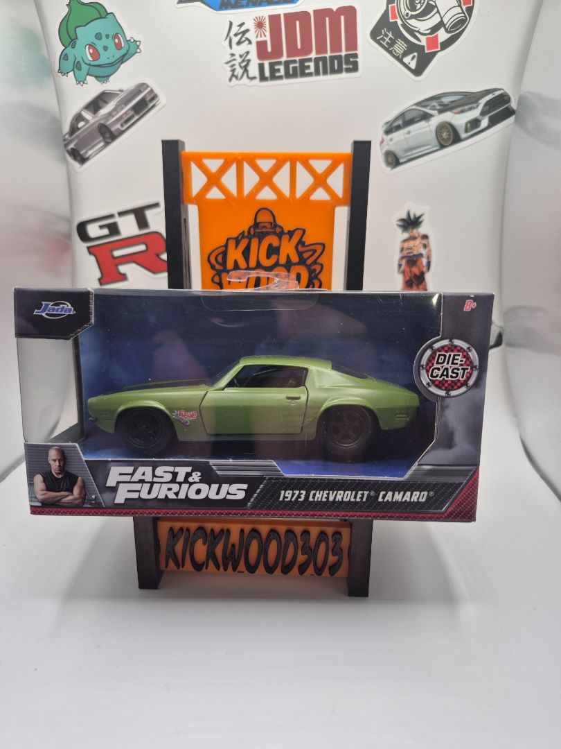 Green JADA DIECAST Fast & Furious 71' Chevy Camaro