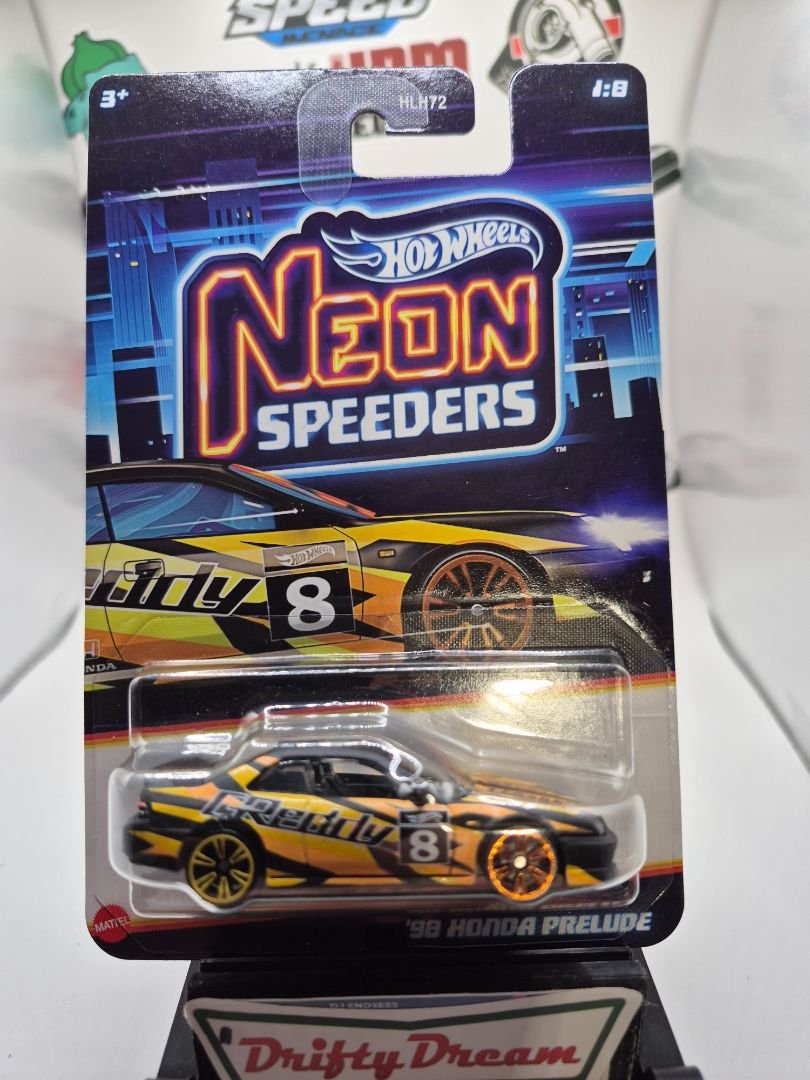 Hot Wheels ‘98 HONDA PRELUDE NEON SPEEDERS 2025