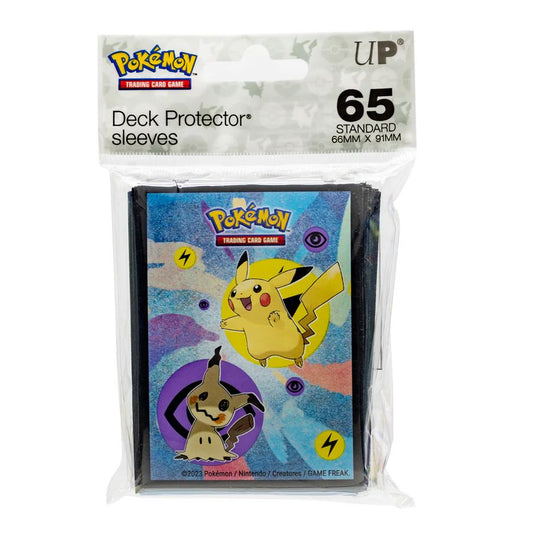 Ultra Pro Pokemon Pikachu & Mimikyu Standard Deck Protector Sleeves (65ct), 3 x 2 x 1