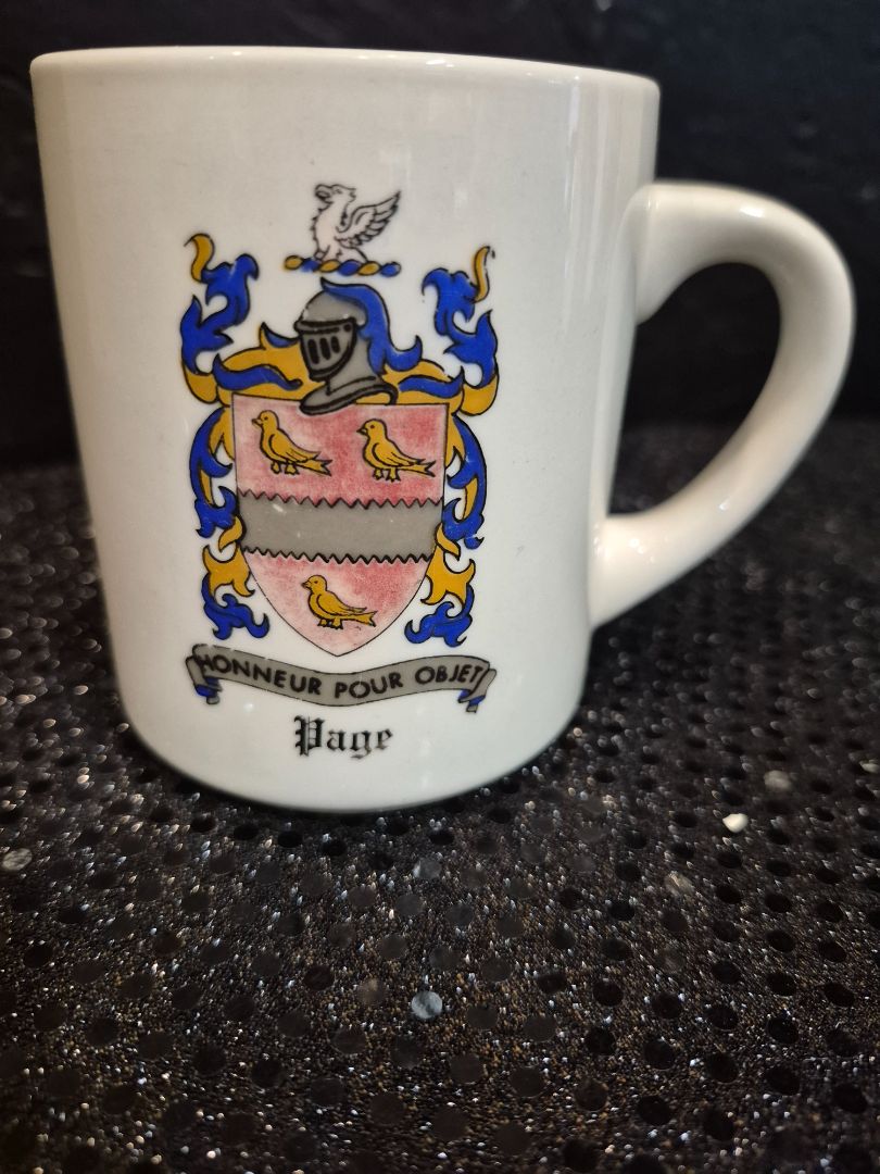 Page Coat of Arms Coffee Mug