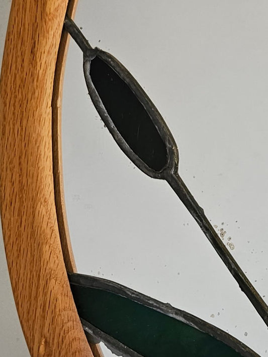 Mirror w/ Stained Glass