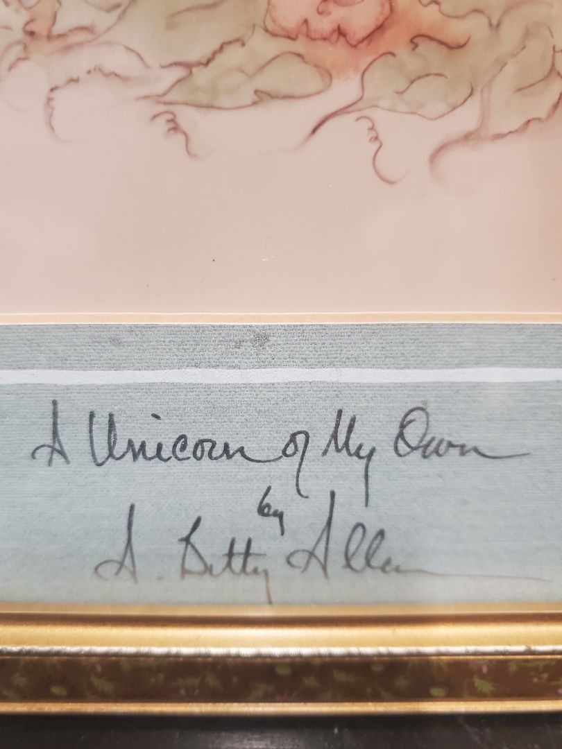 "A Unicorn of my Own" lithograph