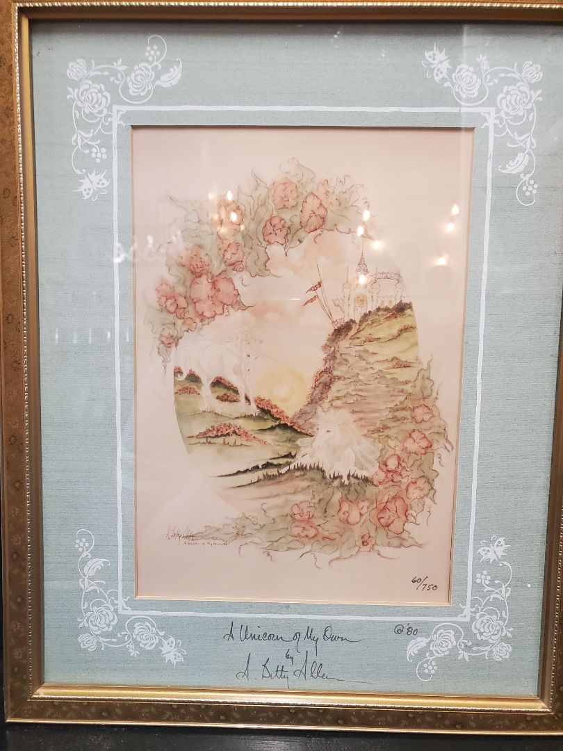 "A Unicorn of my Own" lithograph