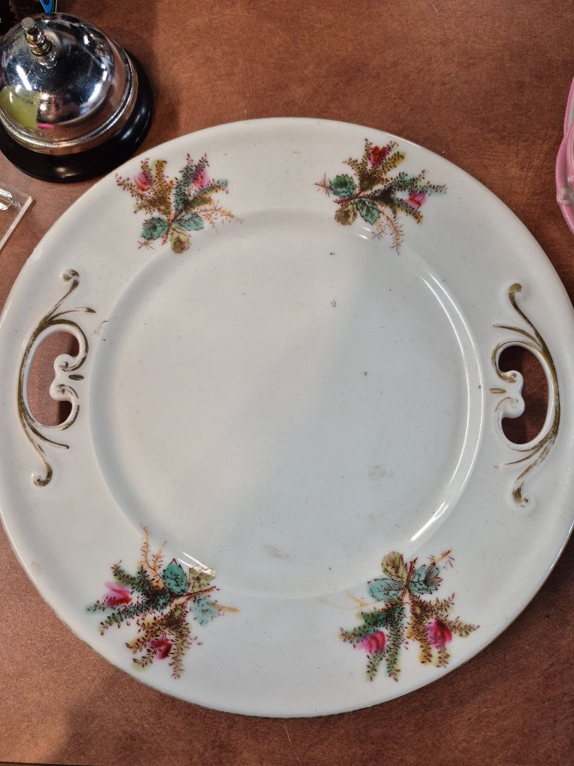 Moss Rose China Plate, 9.5"