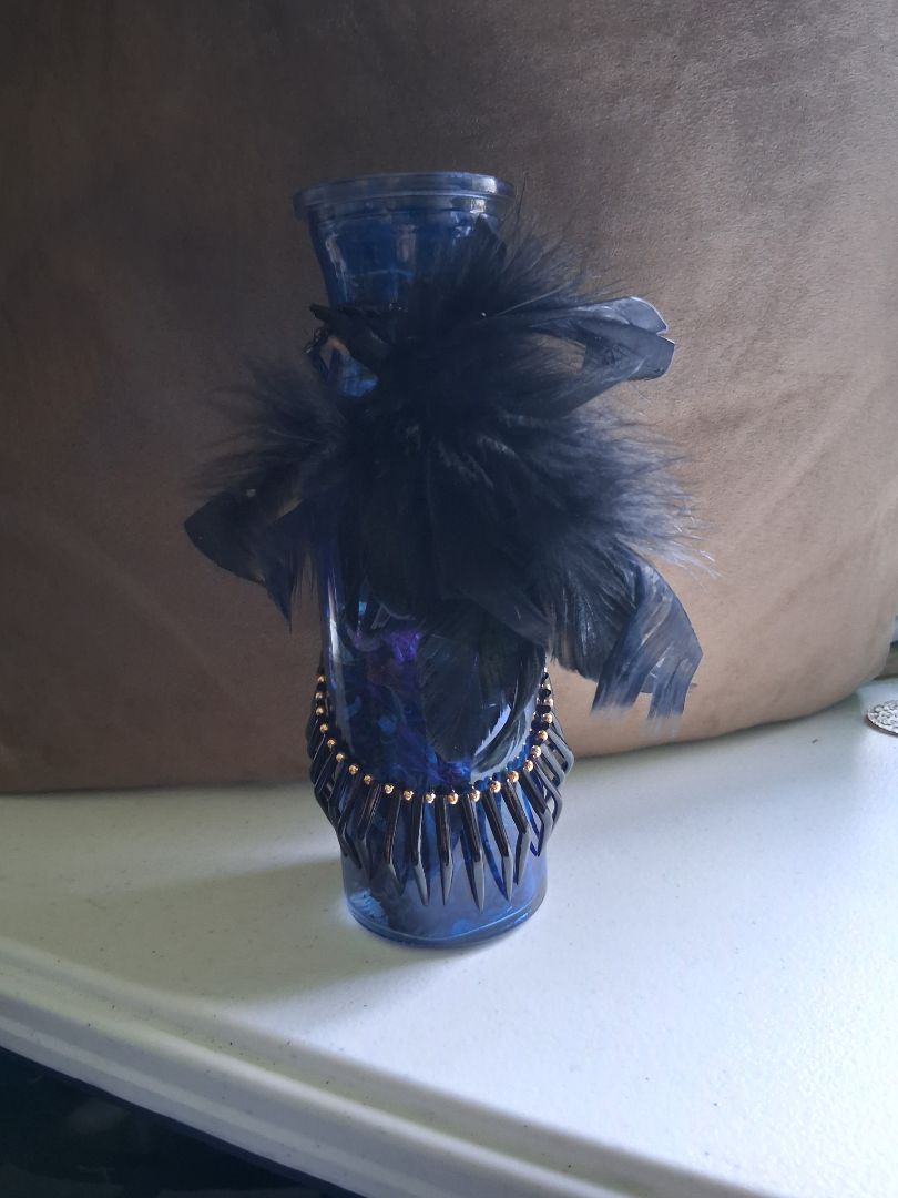 Blue and black Blue bottle
