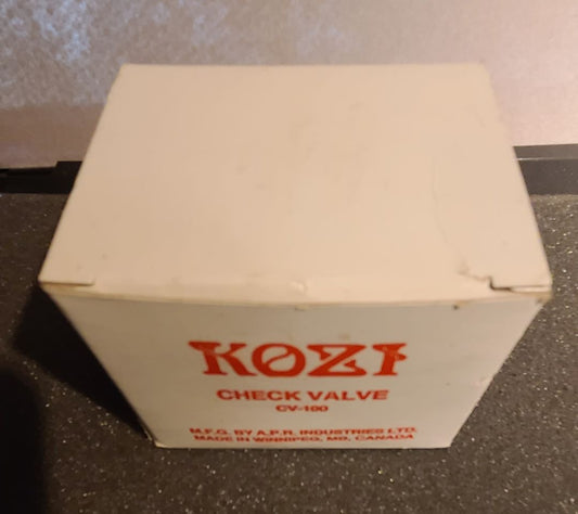 Brass Kozi KOZI CV-100 Wood Pellet Stove Check Valve, 3"x3"x3"