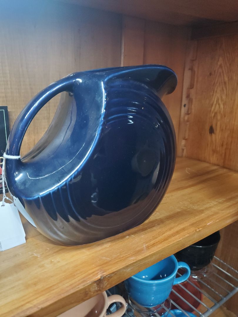 AHAZ0032 Fiesta disc pitcher w/4 tumblers cobalt