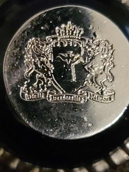 Vintage Cobalt 1950s Perfume Bottle