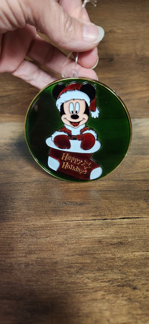 Disney Mickey Mouse flat disc Ornament