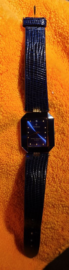 Blue Movado Women's Watch Quartz