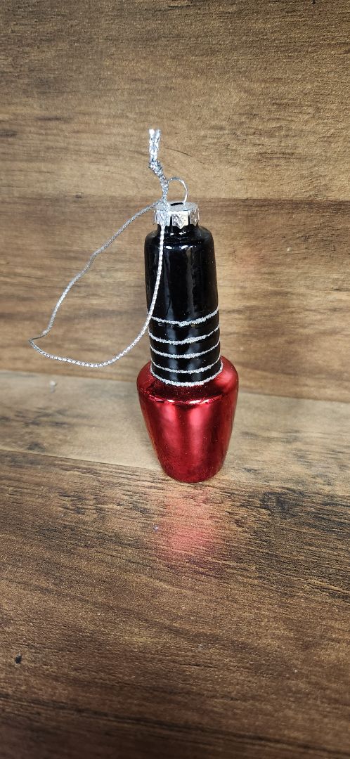 Avon Red nail polish ornament