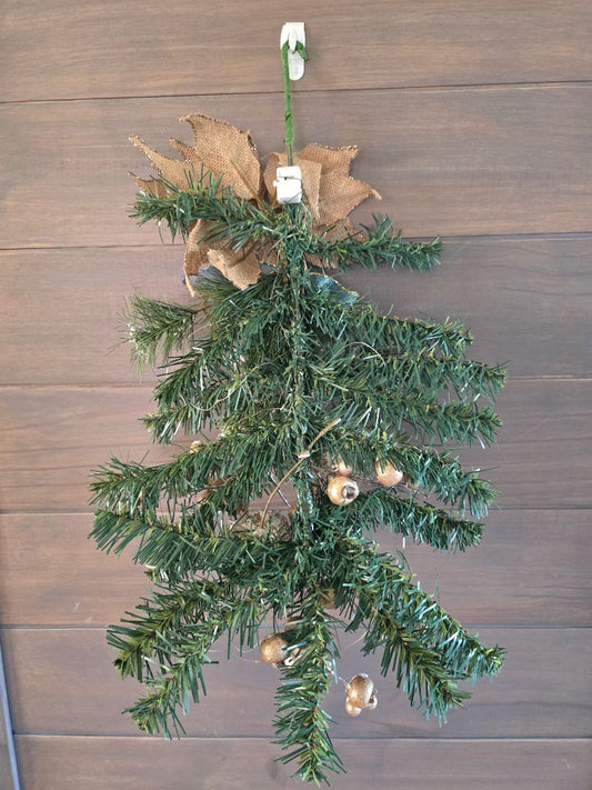 Green/Blue/Gold Handmade Artisan, 22 x 14