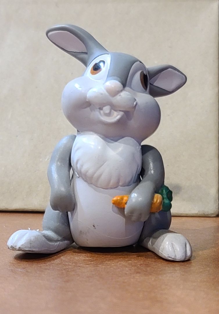 Vintage Thumper Rabbit Disney Plastic Figure