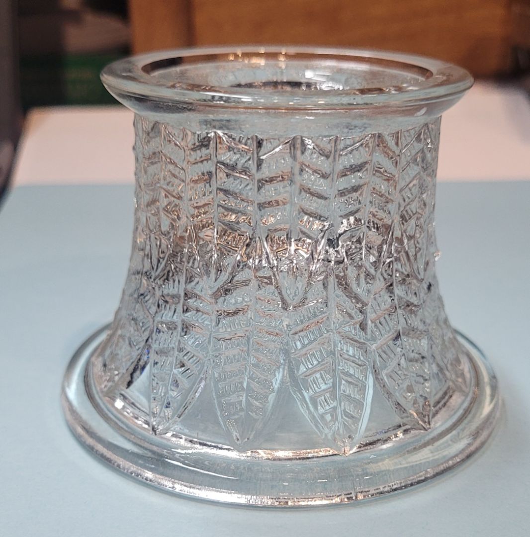Pressed Glass Candle holders