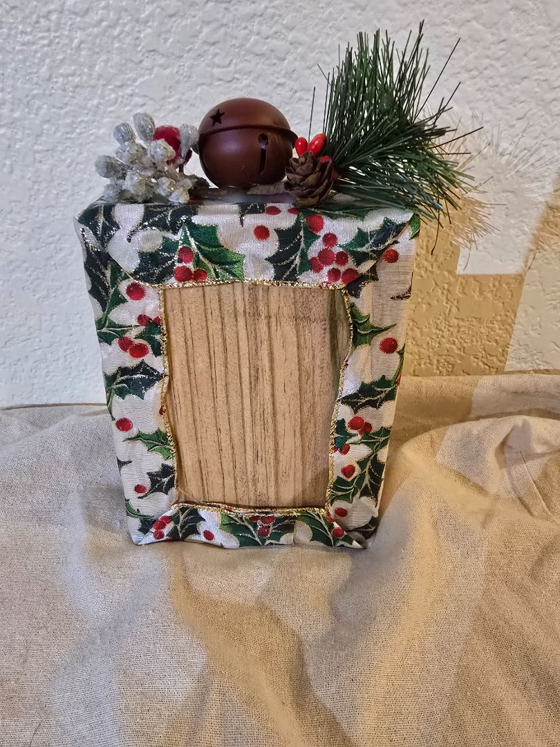 Green Handmade Christmas "Believe" Block, 4.5 x 7.5 x 1.5