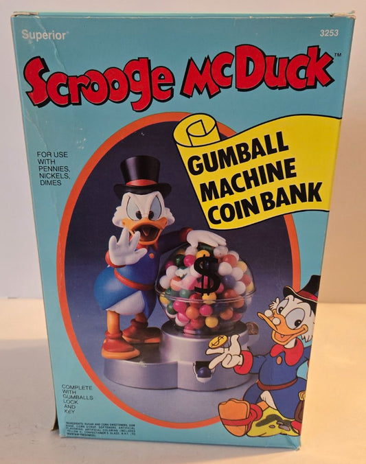 Scrooge McDuck Gumball Machine Coin Bank