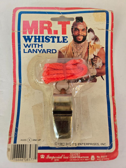 1983 Imperial Toy Mr T Metal Whistle
