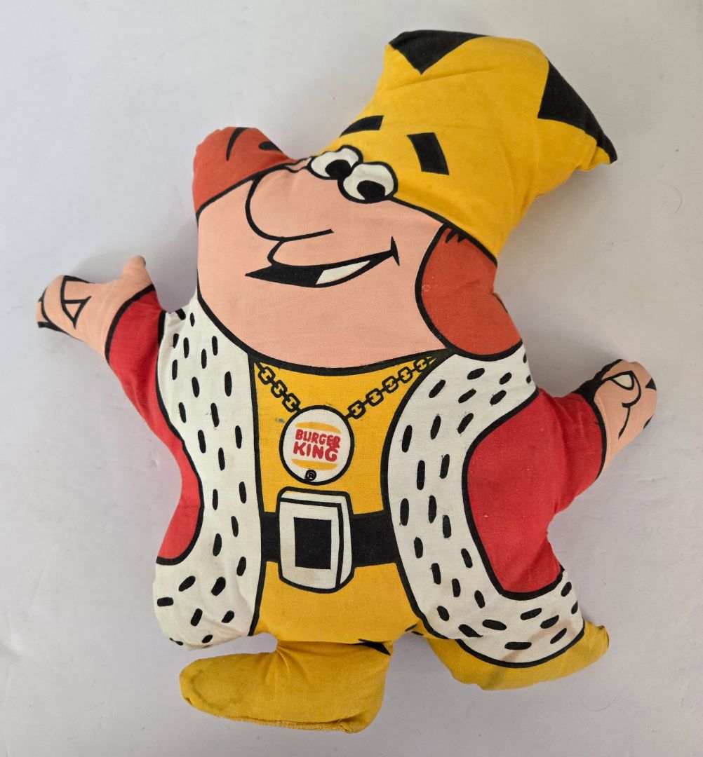 Vintage 70's Burger King plush Doll