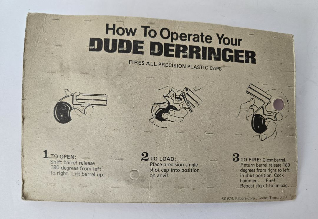 Dude Derringer Cap Precision Pistol