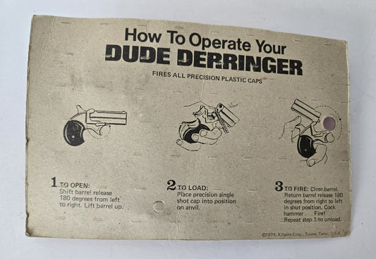 Dude Derringer Cap Precision Pistol