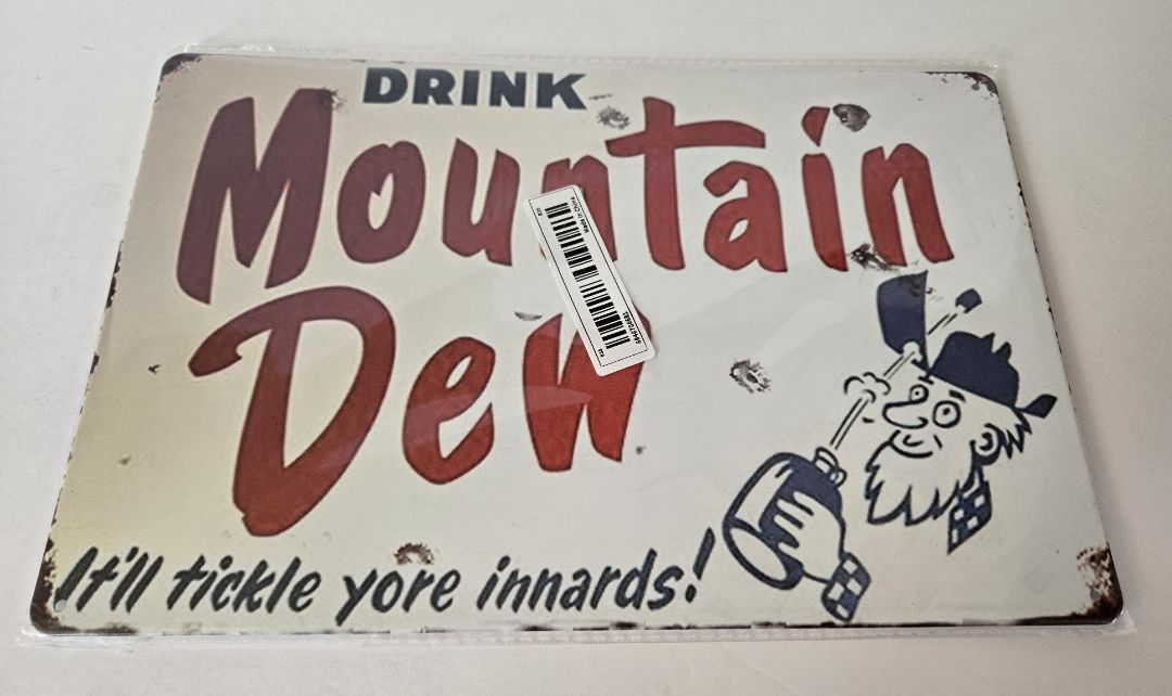 Mountain Dew Sign