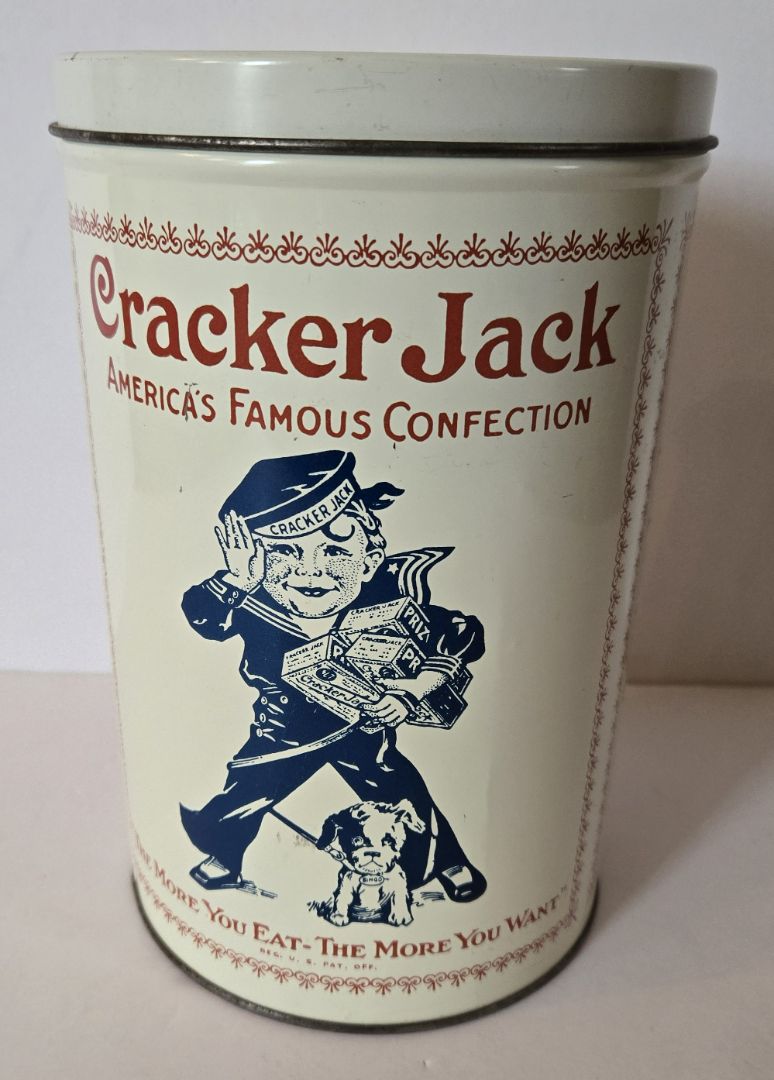 1980 Cracker Jack Vintage Tin