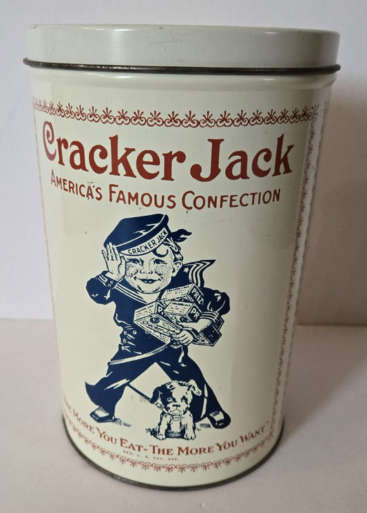 1980 Cracker Jack Vintage Tin