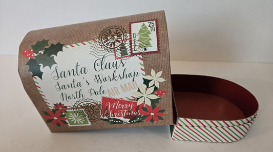 Holiday Dec. Mailbox Gift Box