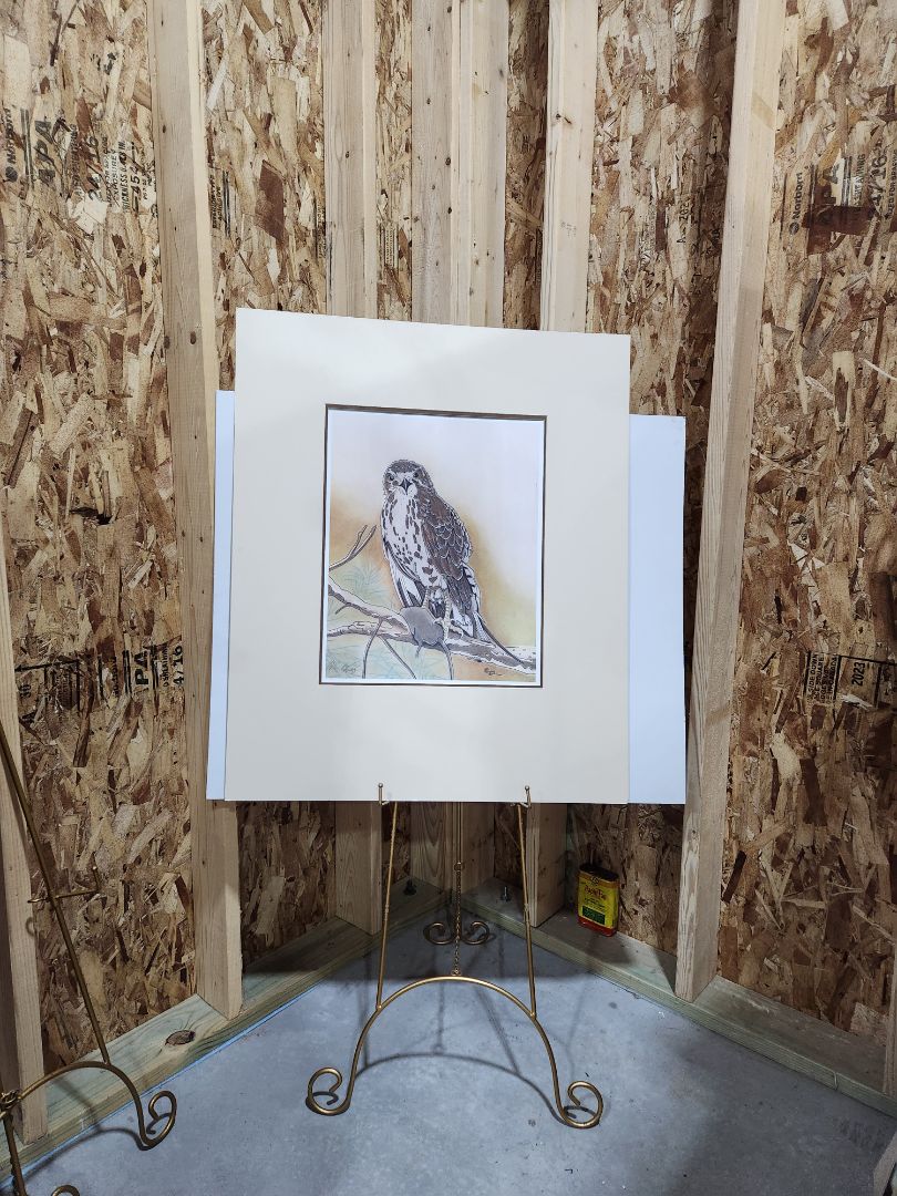 Lithograph- "Desert Repast Owl " Emanuel L Mike Corpas1617/2750