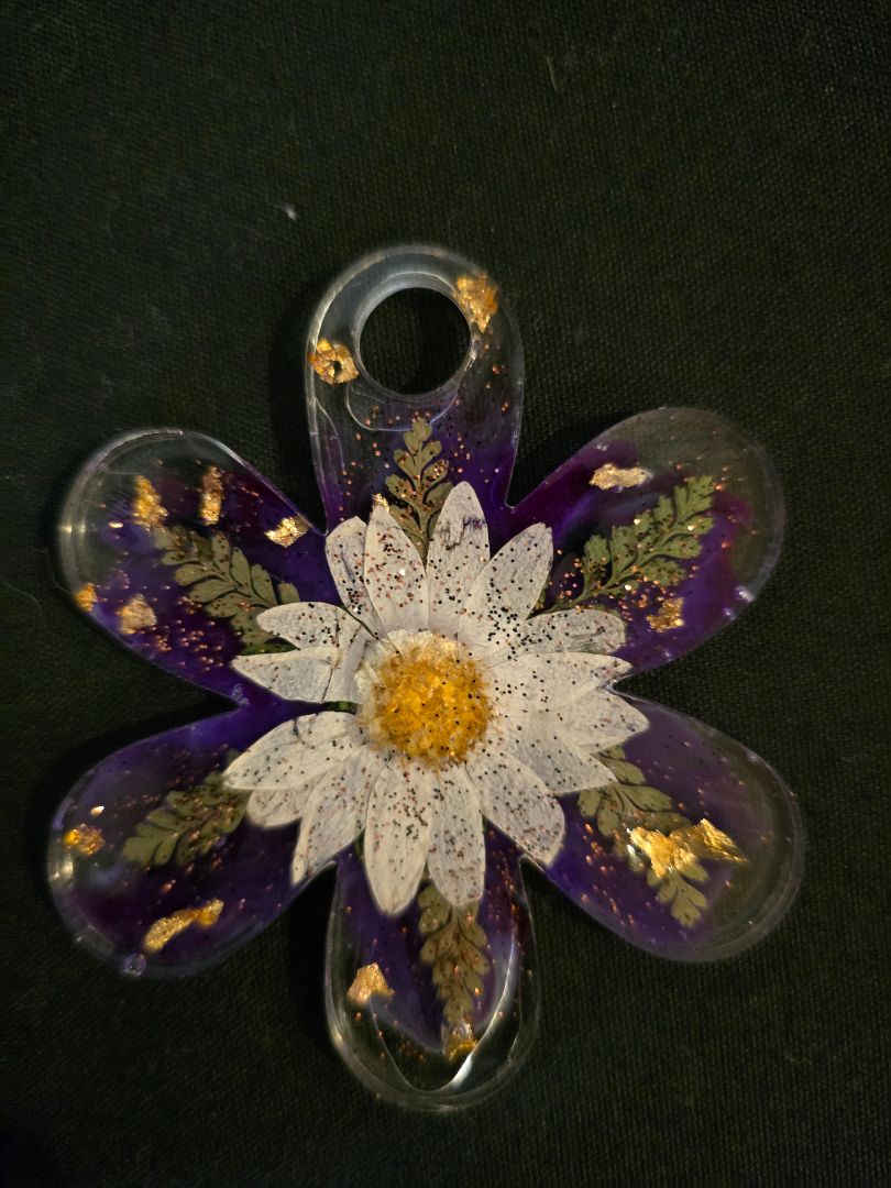 Purple Handmade Resin Stanley Lid Topper 40 oz, 3 x 3.25