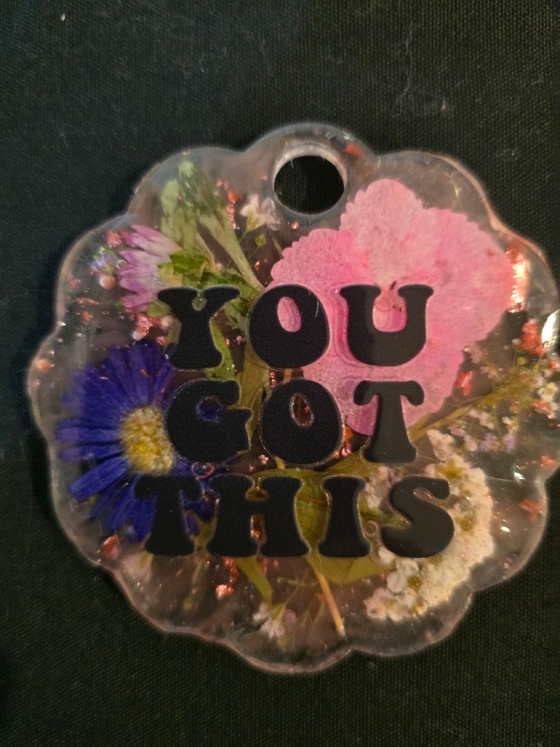 Pink Handmade Resin Stanley Lid Topper 40 oz, 3 x 3.25