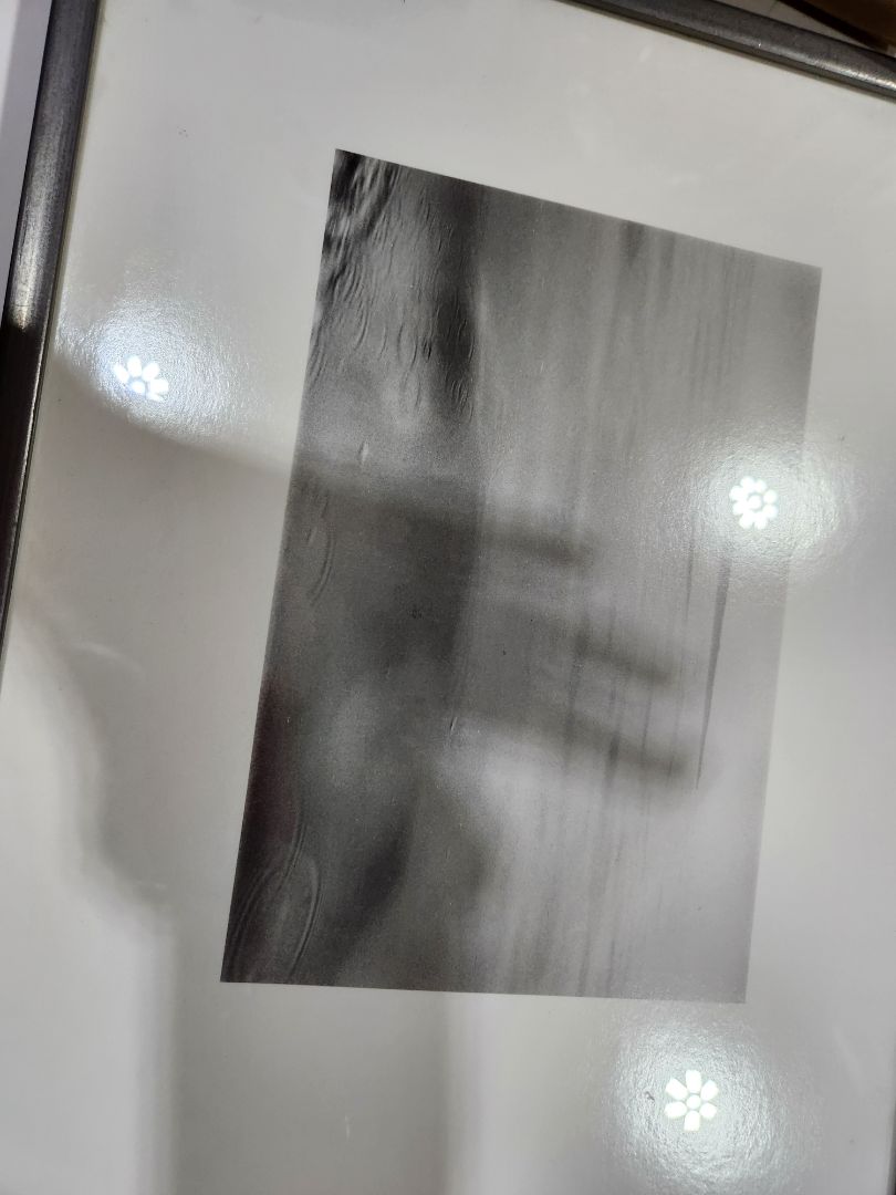 Framed Photo Water - Grey motif