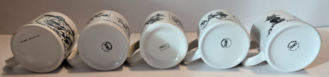 Wizard of Oz Mugs x 5