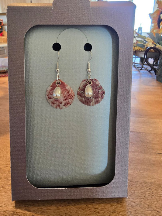 Handmade Seashell Earrings