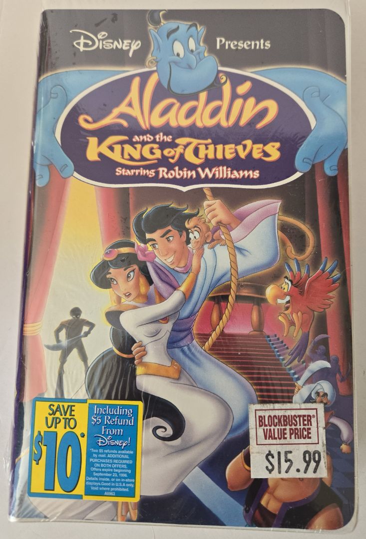 Aladdin and The King of Thieves VHS