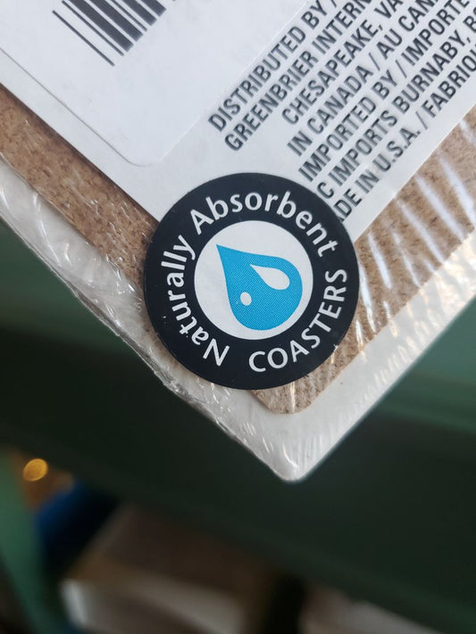 Absorbant coaster