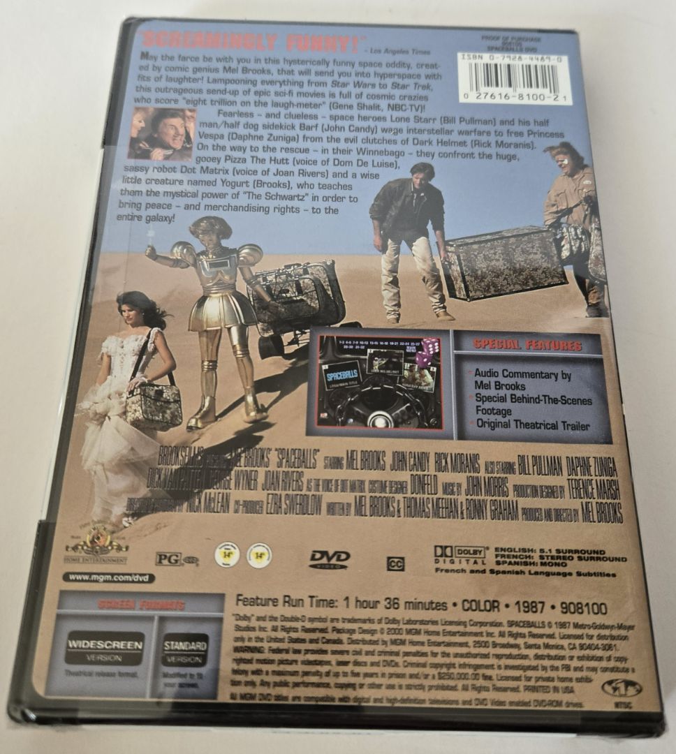 Spaceballs DVD
