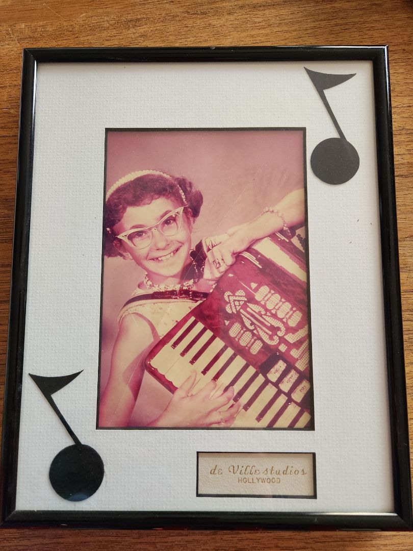 Girl with Accordion Photo