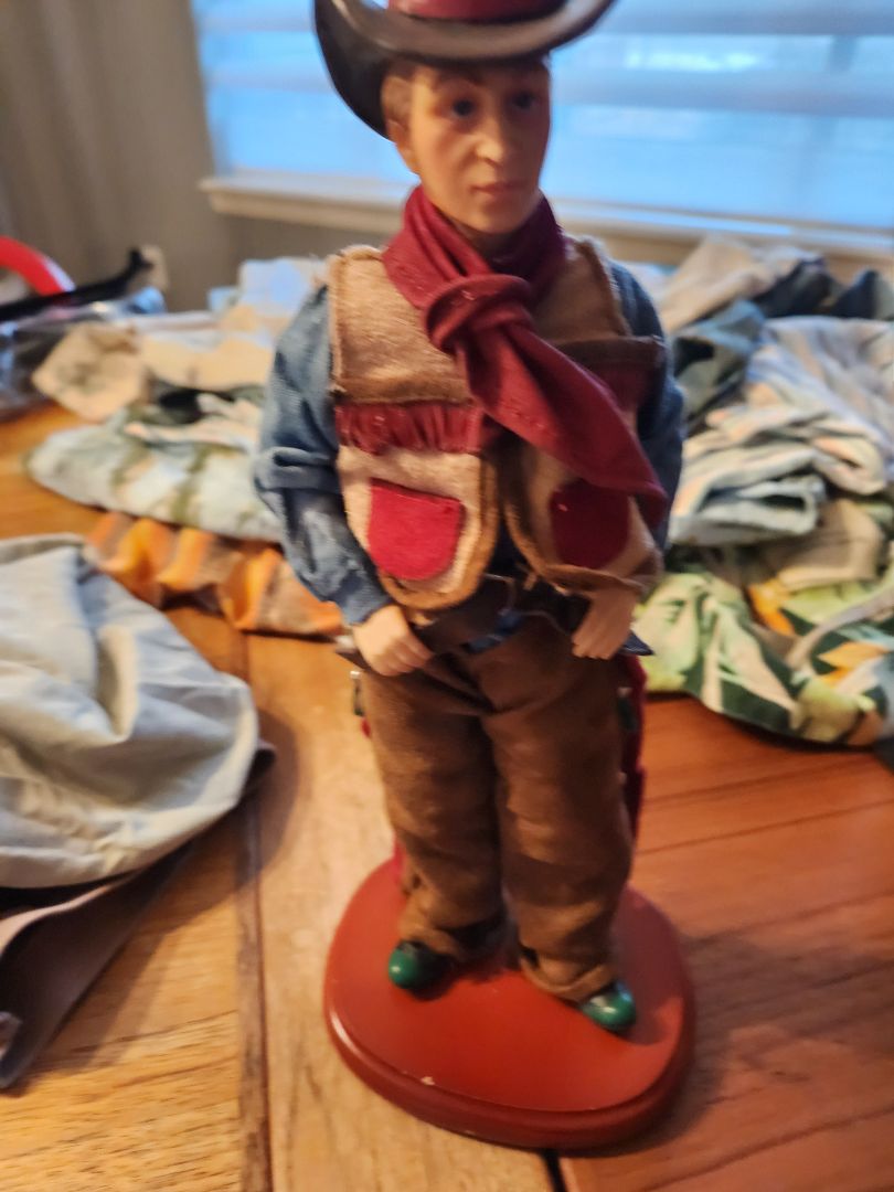 Cowboy figurine