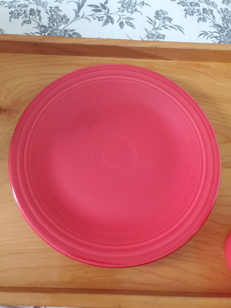 Fiestaware scarlett dinner plate
